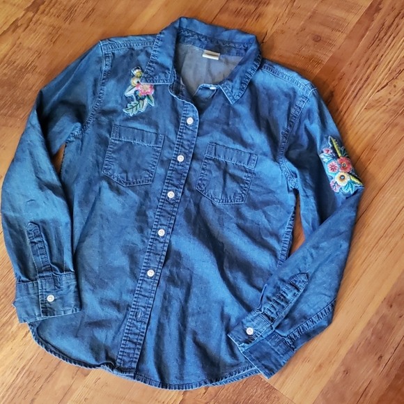 Hawaiian Ocean Teal NWT 10//12 Size M Arizona Jeans Boy/'s T-shirt